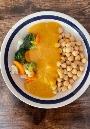 Una foto de Curry de calabaza