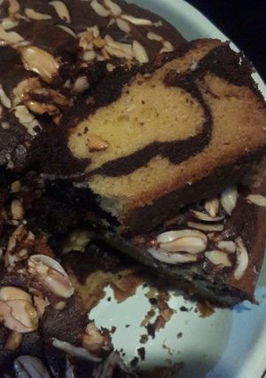 Foto resep Cake Jadul Marmer Coklat Tulip Takaran Mangkuk cangkir