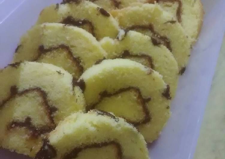 Bolu gulung ekonomis (cuma 3 telur)