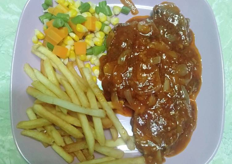 Resep Beef steak Jadi, Bikin Ngiler