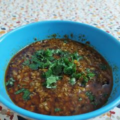 A picture of Keema Kaleji.