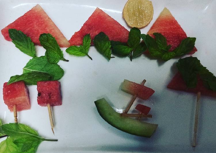 Simple Way to Make Any-night-of-the-week Watermelon Chaat