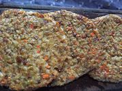 Una foto de hamburguesa de arroz integral