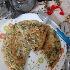 A picture of #cabbage omellete.