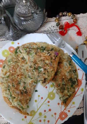 A picture of #cabbage omellete.