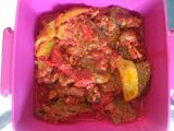 Dendeng balado basah