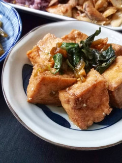 剝皮辣椒油豆腐［蔬食］ 的食譜成品照片