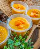 343. Mango Silky Pudding with Mango Pure