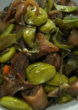 Foto resep Cumi asin petai endess