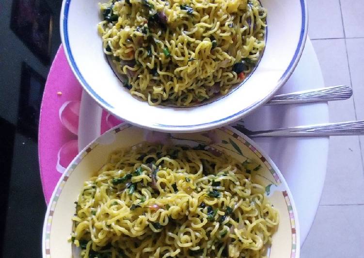 Recipe of Super Quick Vegetable indomie