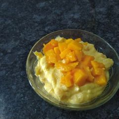 A picture of Mango Shrikhand / Aamrkhand.