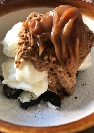 Una foto de Postre de oreo
