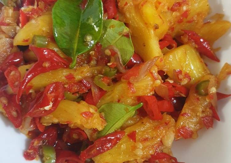 Resep Sambal nanas Anti Gagal