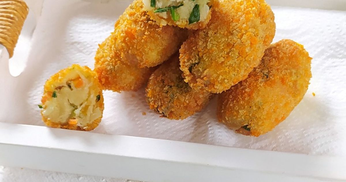 Kroket Sayuran (Bayam, Wortel, Sawi Putih)