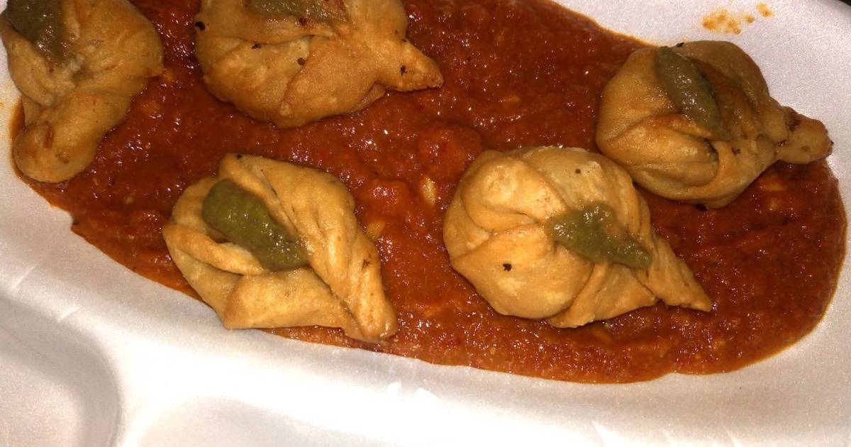 Wheat flour fried momos Recipe by Vijeta Priyam Cookpad