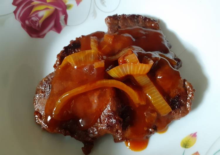 Resep Terbaik Steak sapi simpel Praktis Enak