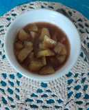 Manzanas en almíbar, canela y miel🍎