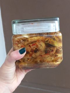 Una foto de Berenjenas en escabeche