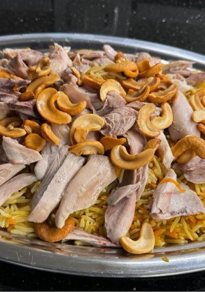 صورة لوصفة كبسة الدجاج