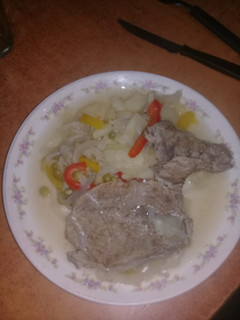 Una foto de Bifes a la criolla
