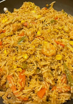 A picture of Shrimp Fried Rice.