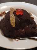 Volcán de chocolate