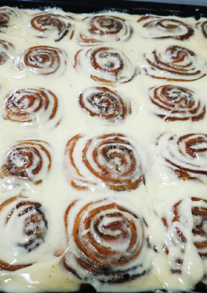 Amerikai fahéjas csiga recept fotója