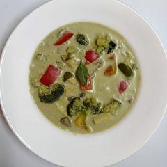 A picture of Vegetarian Thai Green Curry.