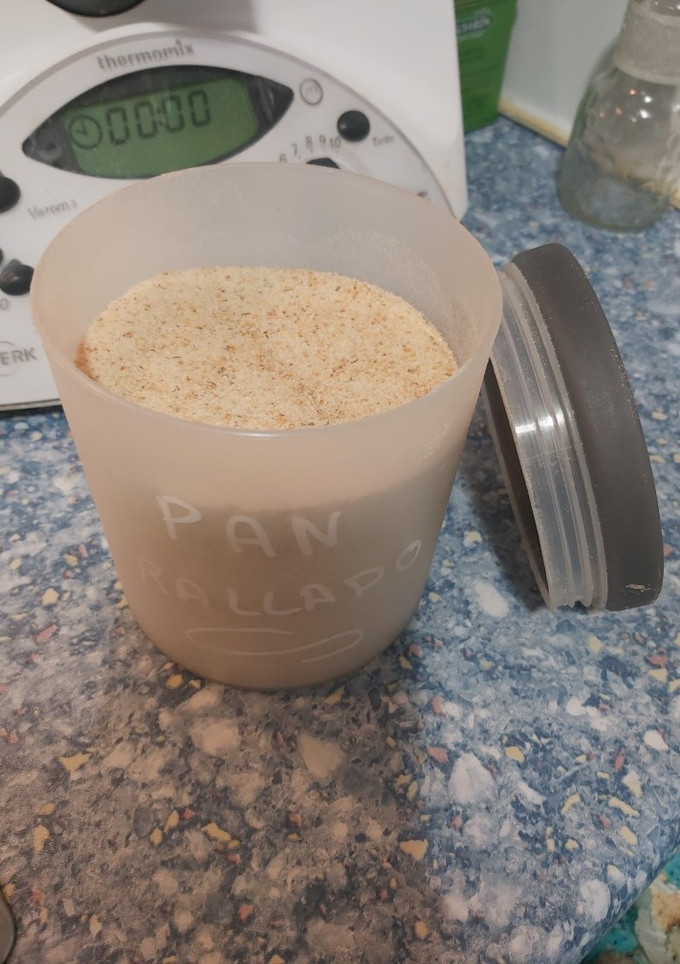 Una foto de Pan rallado con ajo y perejil con Thermomix