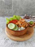 Rice Bowl Ayam Popcorn Sambal Bongkot
