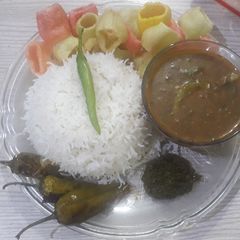A picture of Daal chawal.