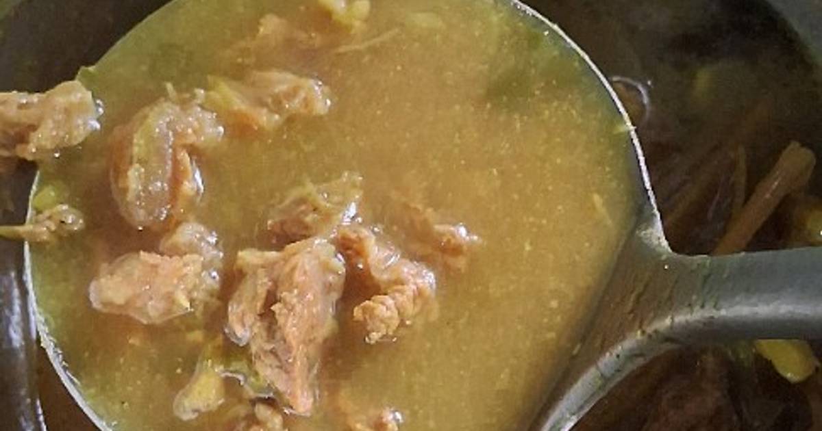 Resep Soto Daging Tanpa Santan Rasanya Maknyus