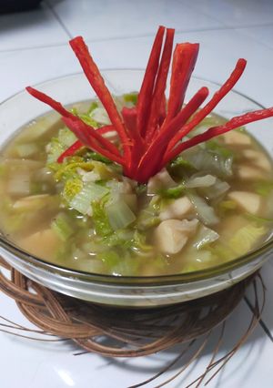 Foto resep Sawi baso gurih