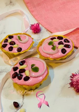 A picture of Chickpea tart chat.
