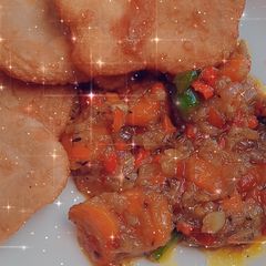 A picture of Flat crispy Puri.