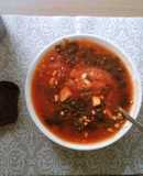 Зелёный борщ (с томатом)