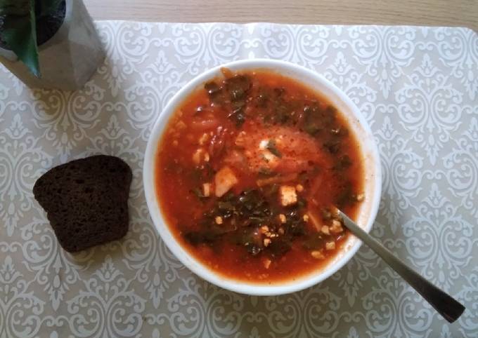 Суп из щавеля с помидором - рецепт с фотографиями - Patee. Рецепты