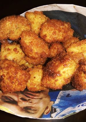 A picture of Chicken popcorns.