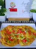 Dadar telur kentang(tepung kentang)
