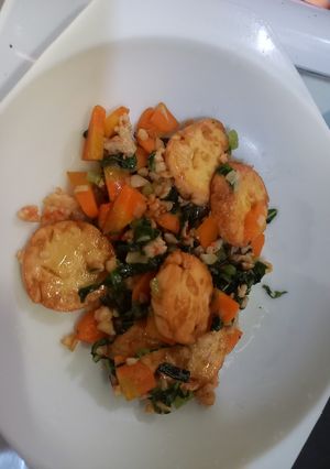 Foto resep Thofu Udang Saus Tiram