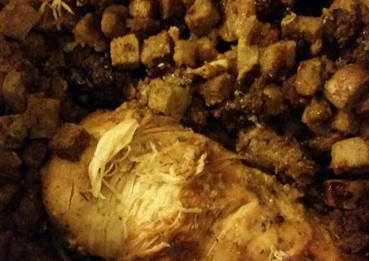 Steps to Make Perfect Big Daddy&#39;s Slow Cooker Turkey Breast and Stuffing