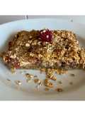 Cuadrado de avena y frutos rojos 🍓
