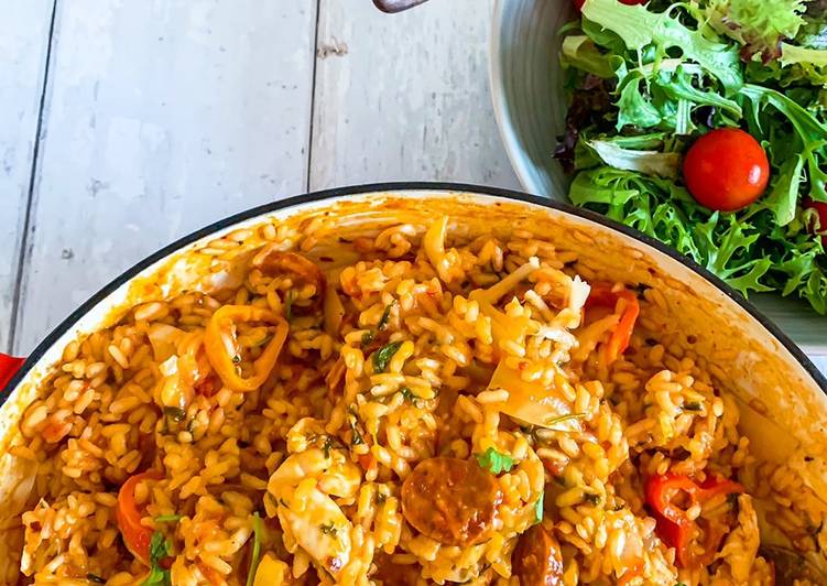 Recipe of Award-winning Chicken &amp; Chorizo Risotto