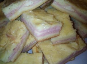 Una foto de Torta de fiambre con masa licuada