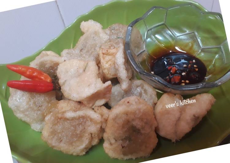 Tahu aci cocol sambal kecap