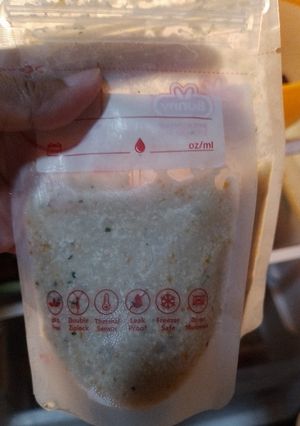 Foto resep Mpasi Bubur udang telor +7m