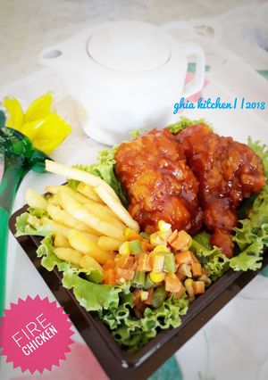 Foto resep Fire chicken ala richeese