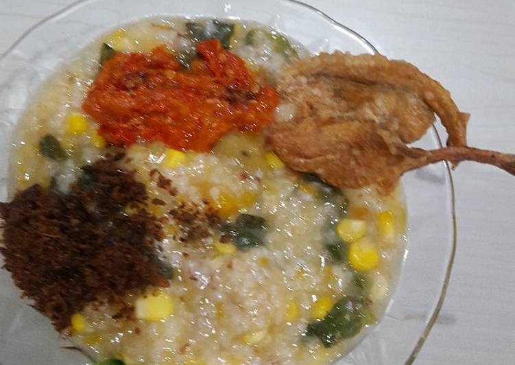 Cara Membuat Bubur manado Menggugah Selera