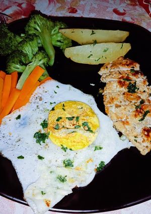 Foto resep Grilled chicken diet