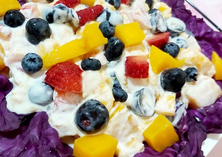 Fresh Fruit Salad Recipe By Ghosia Hammad Cookpad